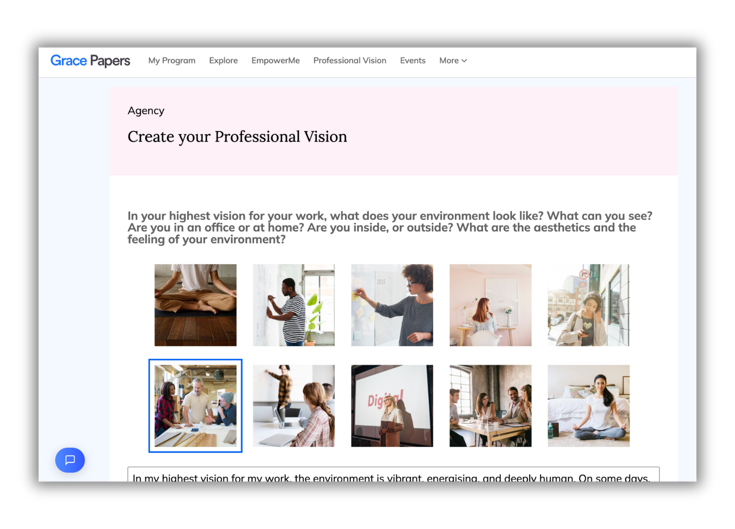 ProfessionalVisionStart